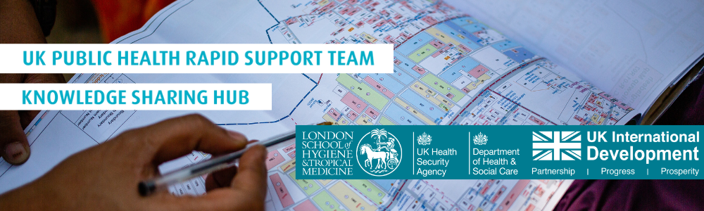 UKPHRST banner. - UK-Public Health Rapid Support Team