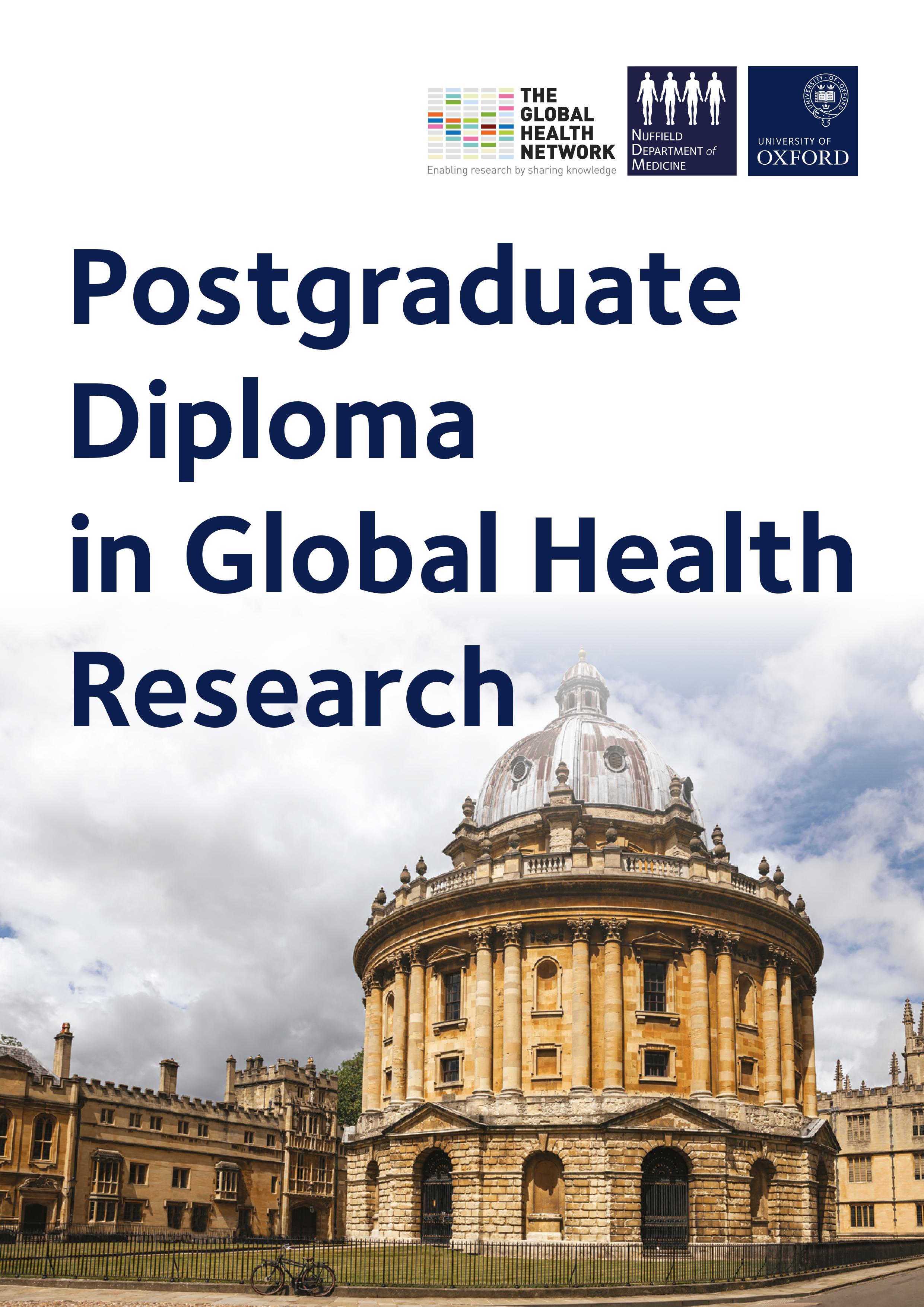 pgdip in global health research
