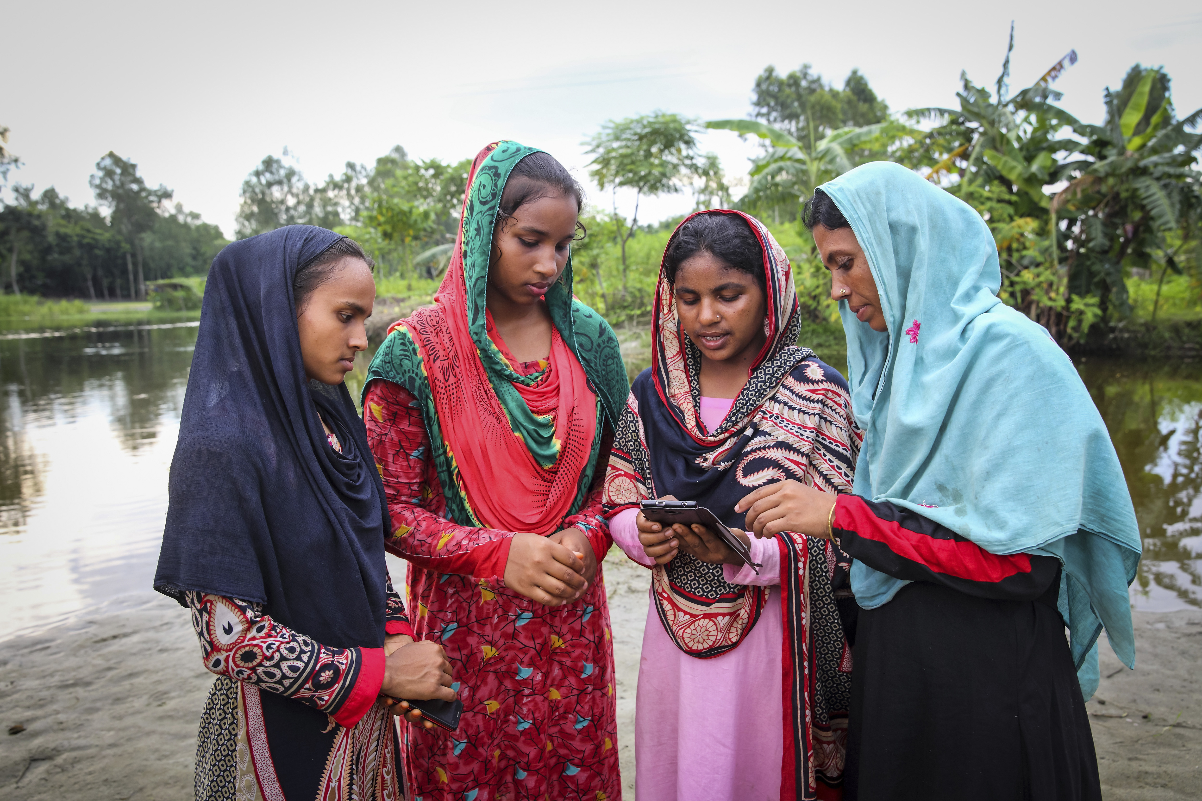 Participatory research project in a village in Bangladesh