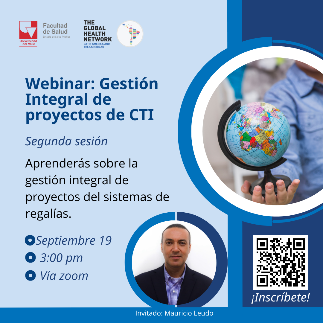 Invitación Webinar Gestion Integral de Proyectos