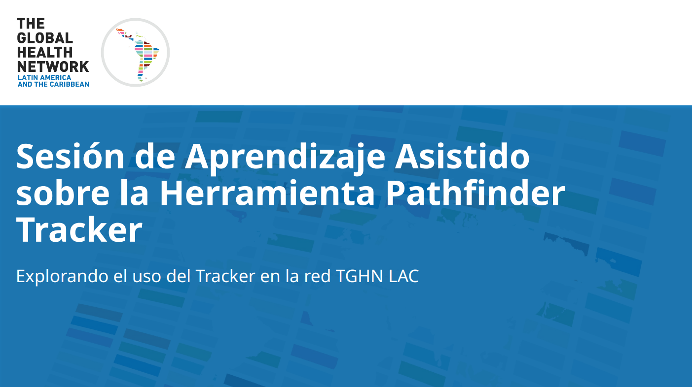 Capa de la presentación Sesión de Aprendizaje Asistido Pathfinder Tracker