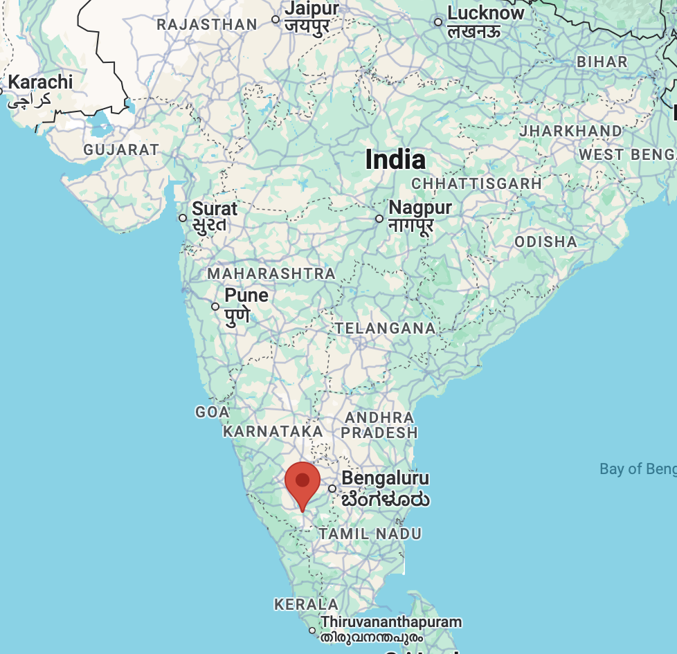 Mysore India Google Map Image