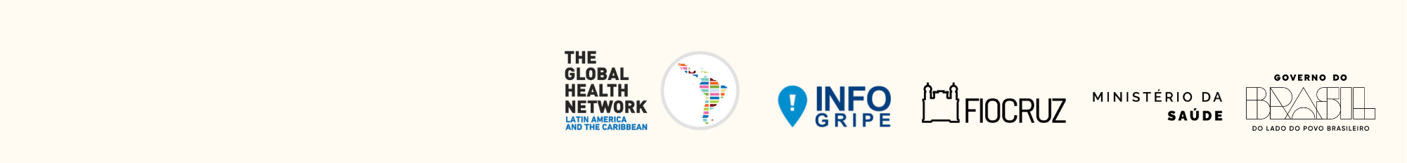 Logos TGHN LAC, Infogripe, Fiocruz, Minist&eacute;rio da Sa&uacute;de e Governo federal