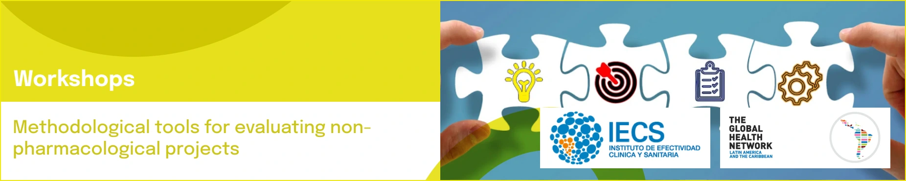 Methodological tools for evaluating non-pharmacological projects