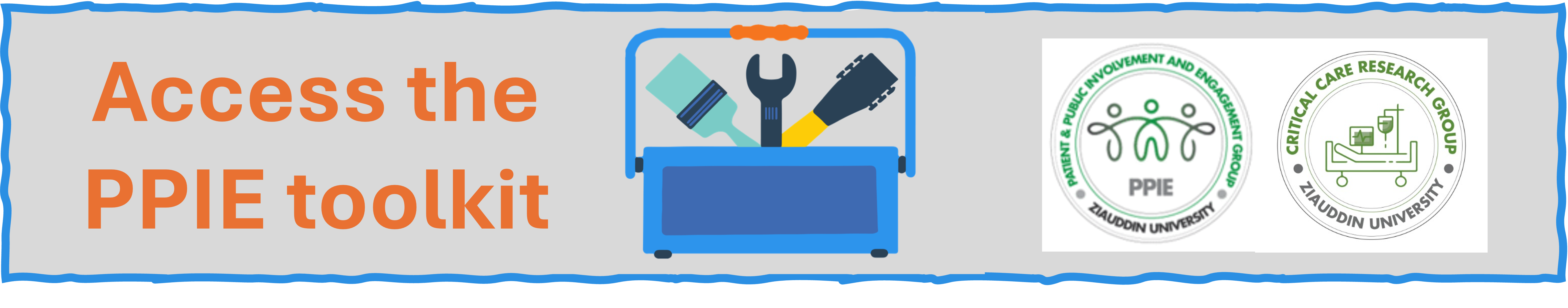 Ziauddin University PPIE Toolkit Banner