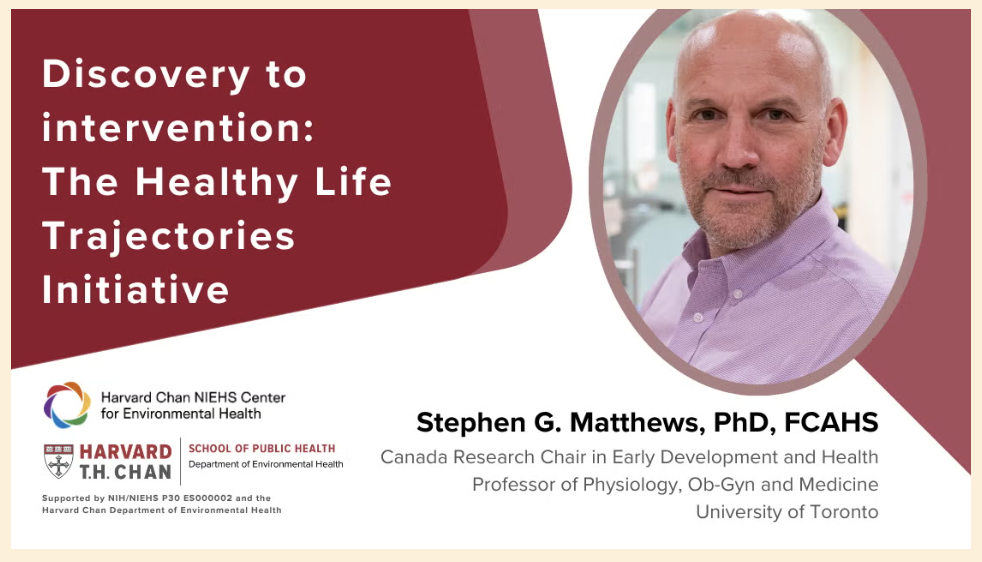 Dr. Stephen G. Matthews Harvard Poster