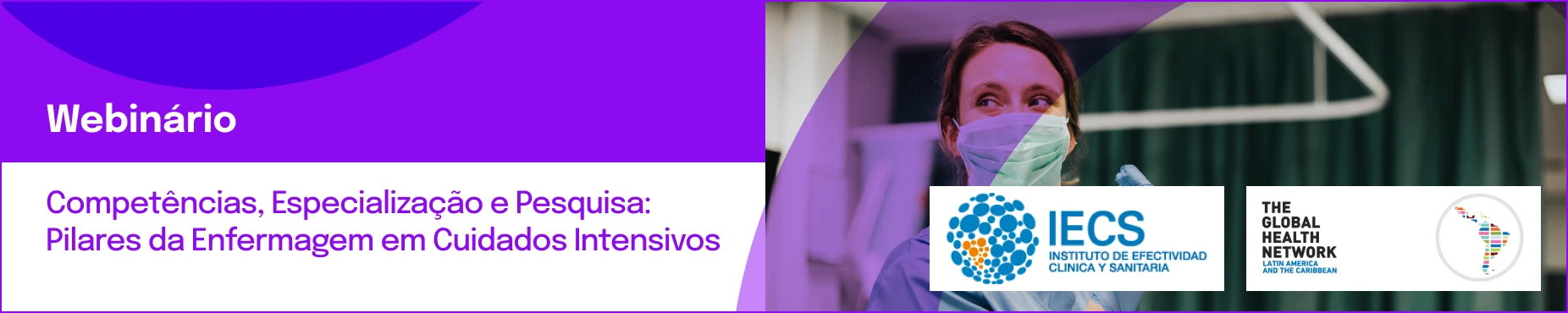 Banner Webinar Enfermagem em Cuidados Intensivos
