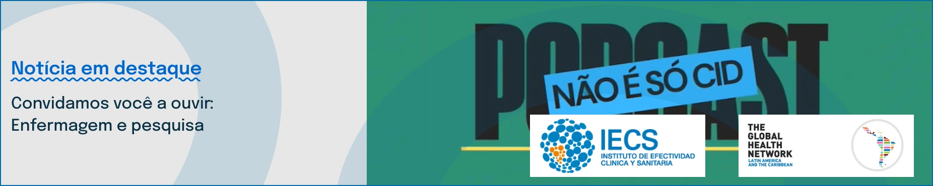 Banner Enfermagem &eacute; a Ci&ecirc;ncia do Cuidar