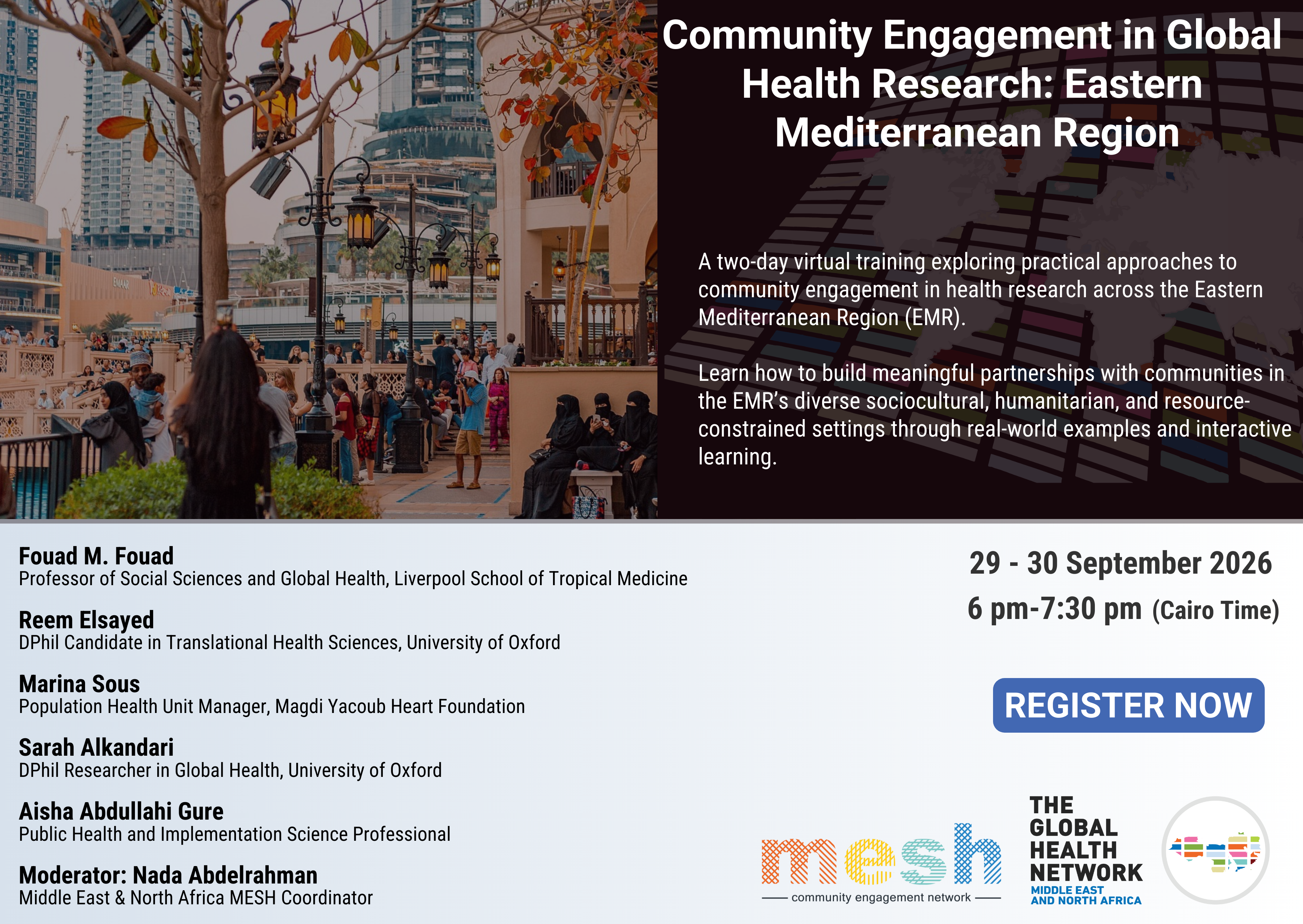 Community Engagement in Global Health Research: Eastern Mediterranean Region