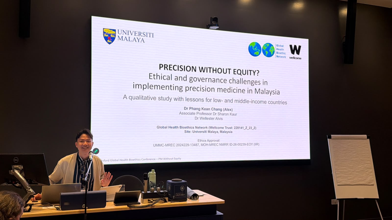 Alex Phang giving a talk