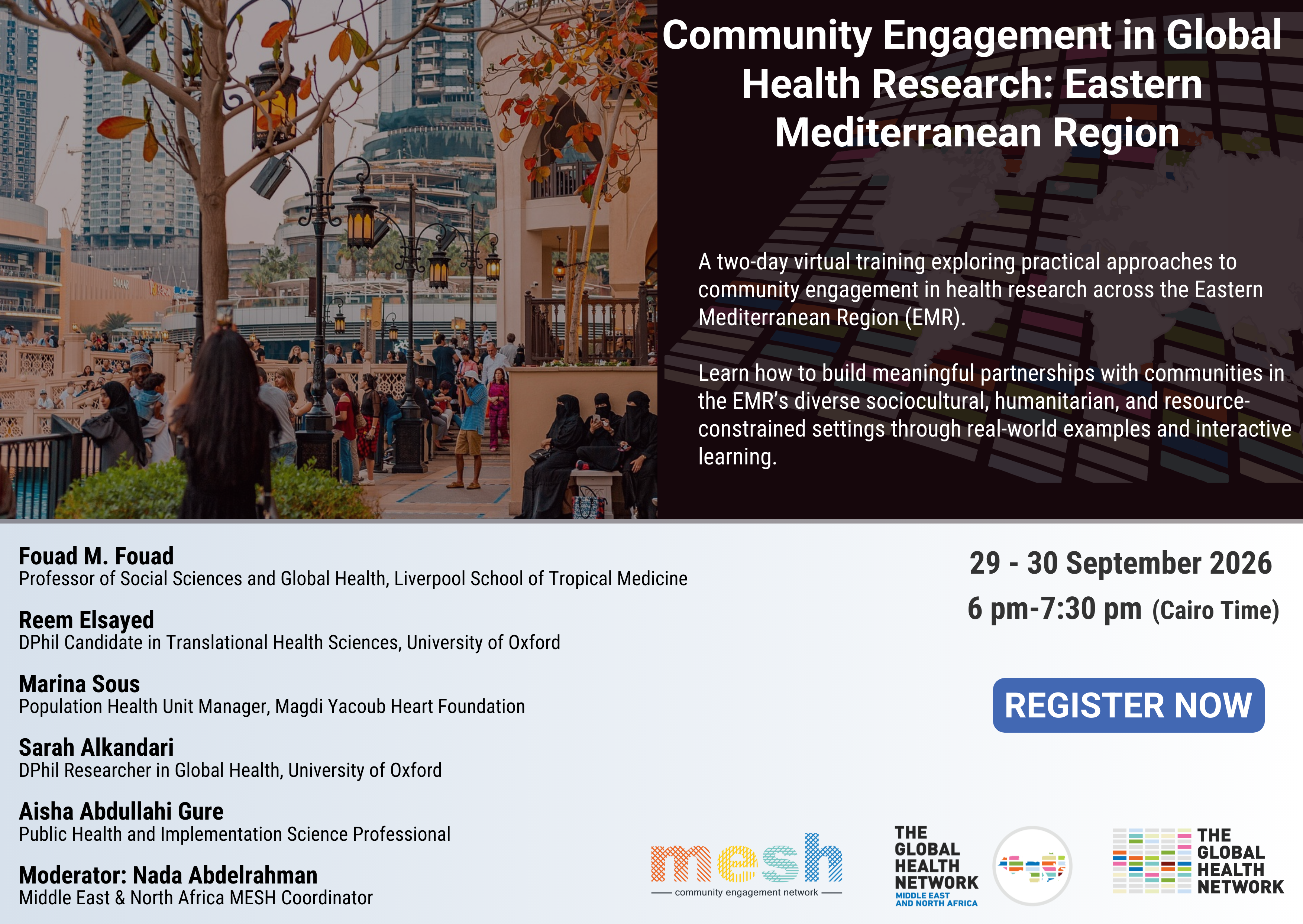 Community Engagement in Global Health Research: Eastern Mediterranean Region