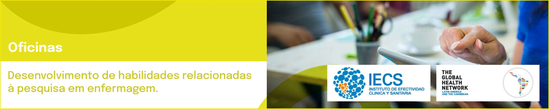 Banner Oficina de Pesquisa em Enfermagem