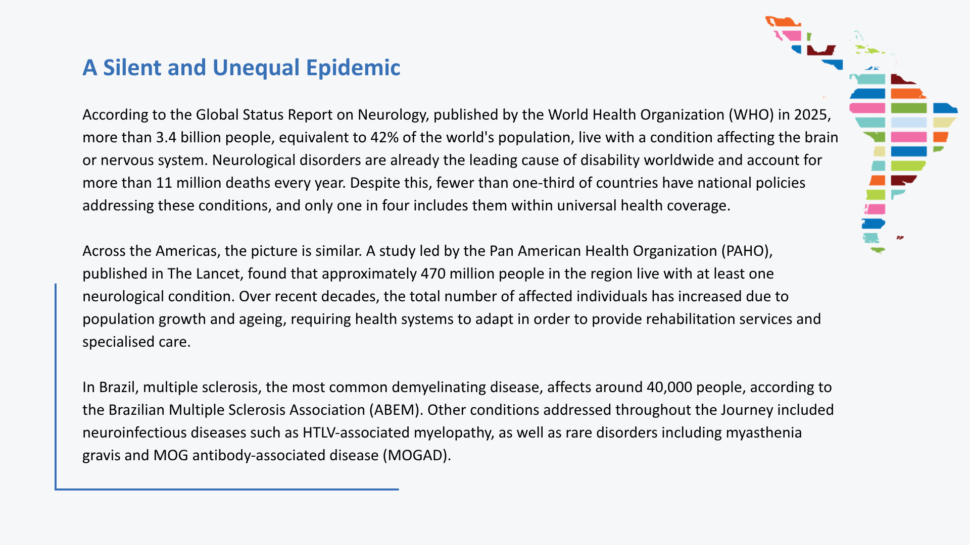 Information about neurological diseases box