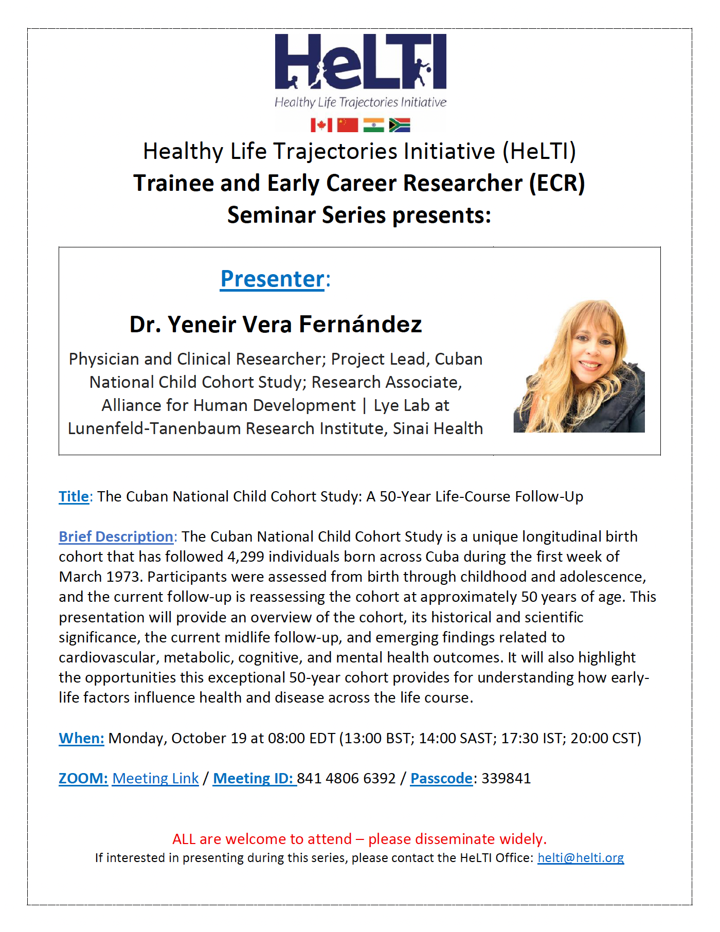Yeneir Vera Fernandez Poster