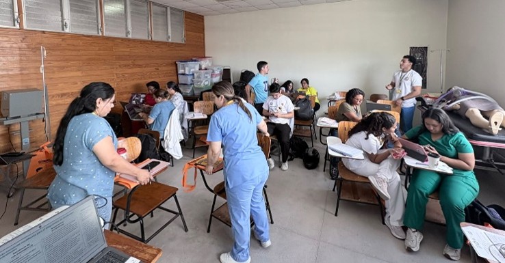 Trabajo pr&aacute;ctico de los participantes