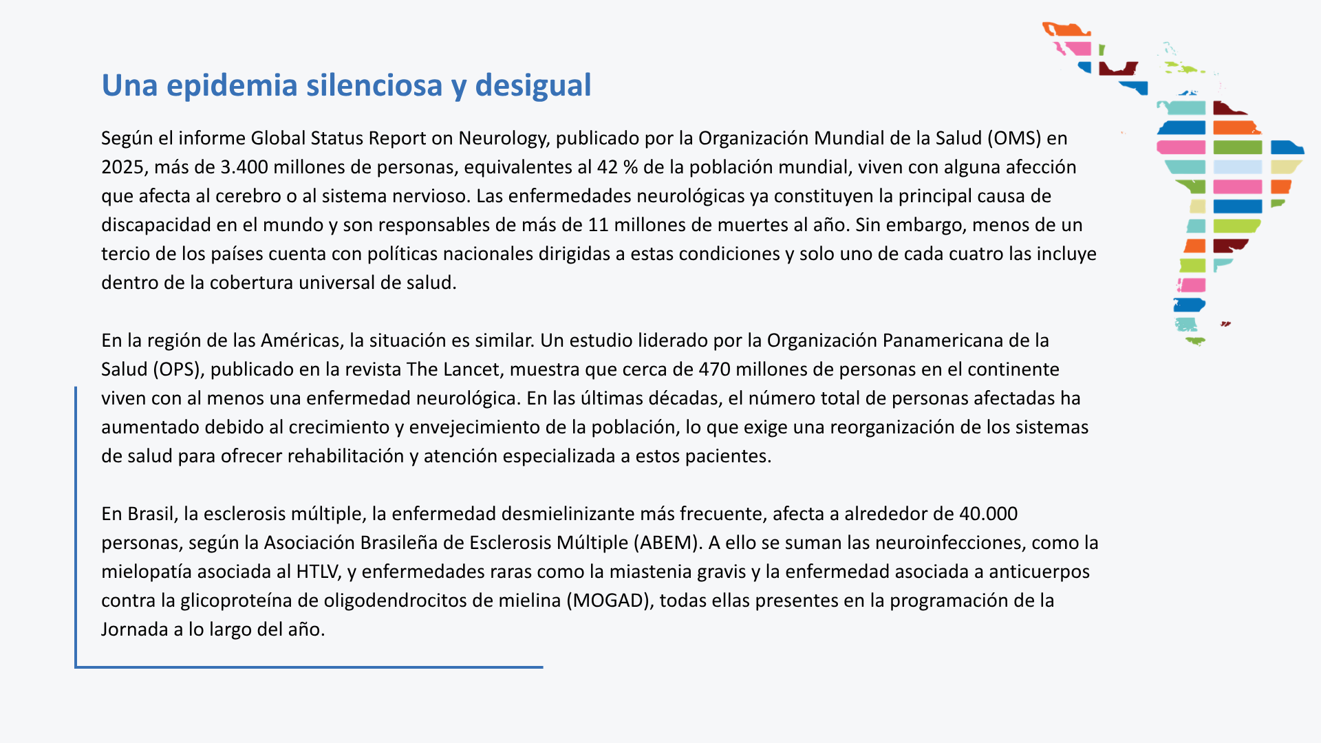 Information about neurological diseases box